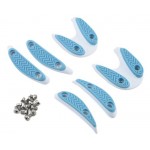 Giro Walking Pad Set White Milky Blue